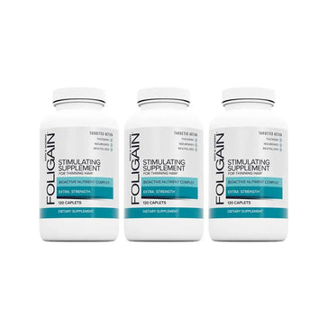 Foligain cápsulas para o crescimento do cabelo (embalagem com 3) Foligain hair growth capsules (3-pack) - Hairgivers