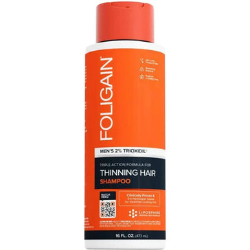 Foligain shampoo mod hårtab til mænd (473 ml) Foligain hair loss shampoo men (473 ml) - Hairgivers