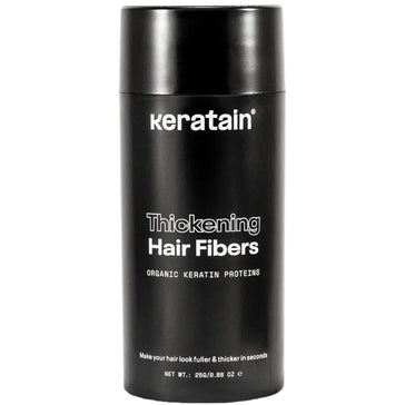 Keratain hårfibre - Sort (25 gr) Keratain hair fibers – Black (25 gr) - Hairgivers