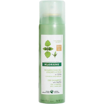 Klorane tørshampoo til fedtet hår Brændenælde - mørkt hår (150 ml) Klorane dry shampoo oily hair Nettle - dark hair (150 ml) - Hairgivers