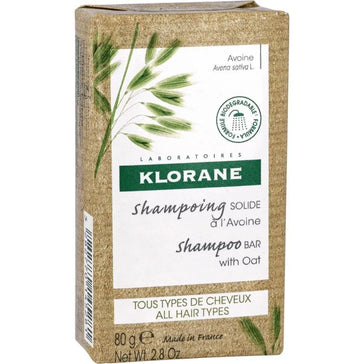 Klorane shampoo bar Oat - normalt hår (80 gr) Klorane shampoo bar Oat - normal hair (80 gr) - Hairgivers