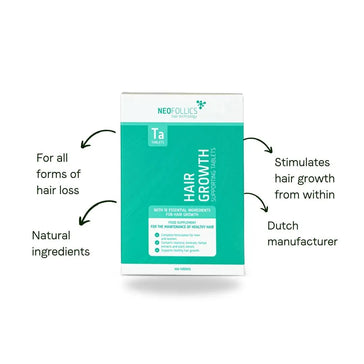 Neofollics comprimidos para o crescimento do cabelo 3 unidades Neofollics hair growth tablets 3-pack - Hairgivers