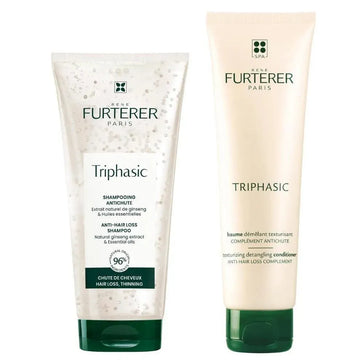 Champô e amaciador trifásico René Furterer René Furterer Triphasic shampoo + conditioner - Hairgivers