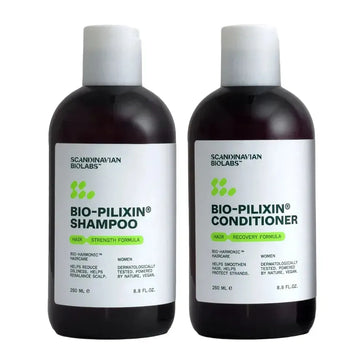 Scandinavian Biolabs Bio-Pilixin champô + amaciador mulher (250 ml) Scandinavian Biolabs Bio-Pilixin shampoo + conditioner women (250 ml) - Hairgivers