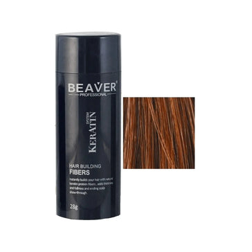 Beaver keratin hair building fibers - Auburn (28 gr) Beaver keratin hair building fibers - Auburn (28 gr) - Hairgivers