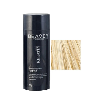 Queratina Beaver - fibras de construção para cabelo - Louro (28 gr) Beaver keratin hair building fibers - Blonde (28 gr) - Hairgivers