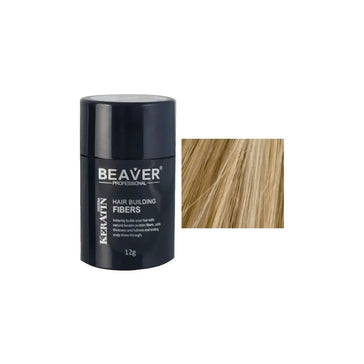 Beaver keratin hair building fibers - Medium blonde (12 gr) Beaver keratin hair building fibers - Medium blonde (12 gr) - Hairgivers