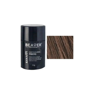 Beaver keratin hair building fibers - Medium brown (12 gr) Beaver keratin hair building fibers - Medium brown (12 gr) - Hairgivers