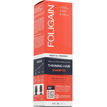Foligain shampoo mod hårtab til mænd (236 ml) Foligain hair loss shampoo men (236 ml) - Hairgivers