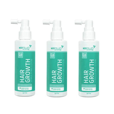 Neofollics loção para o crescimento do cabelo em embalagem de 3 unidades (7% Neoxyl) Neofollics hair growth lotion 3-pack (7% Neoxyl) - Hairgivers