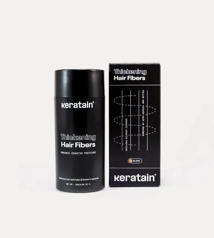 3x Keratain hair fibers + free Keratain pomade – Blonde (25 gr) - Hairgivers