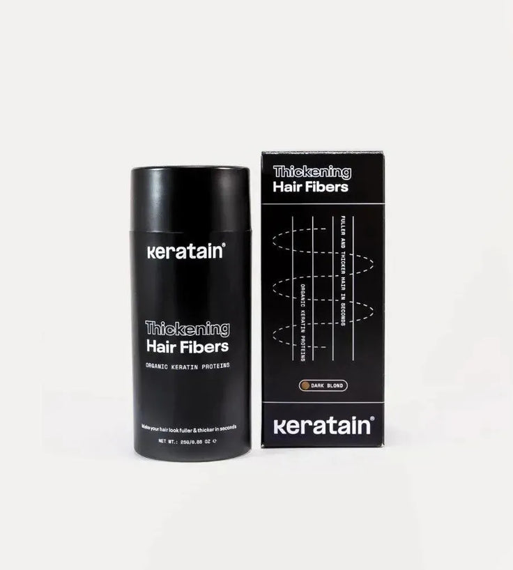 3x Keratain hair fibers + free Keratain pomade – Dark blonde (25 gr) - Hairgivers
