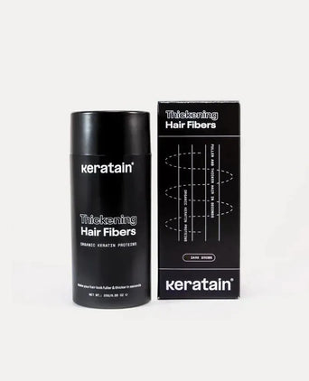 3x Keratain hair fibers + free Keratain pomade – Dark brown (25 gr) - Hairgivers