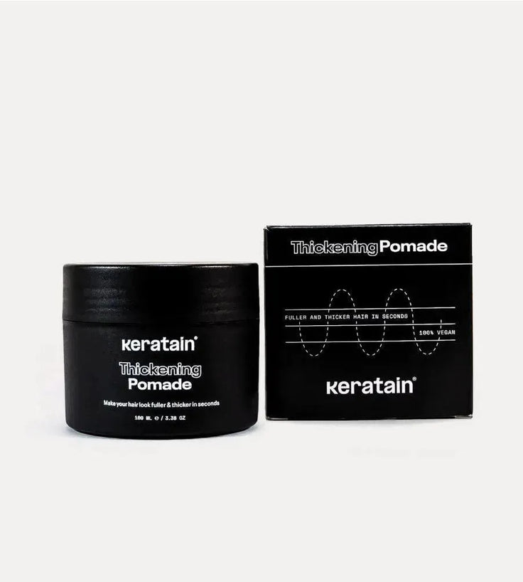 3x Keratain hair fibers + free Keratain pomade – Light brown (25 gr) - Hairgivers