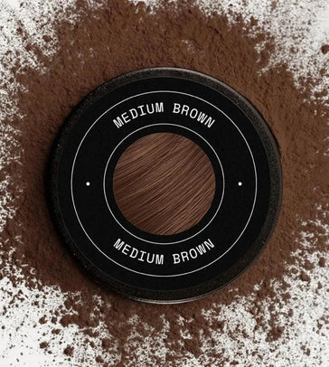 3x Keratain hair fibers + free Keratain pomade – Medium brown (25 gr) - Hairgivers