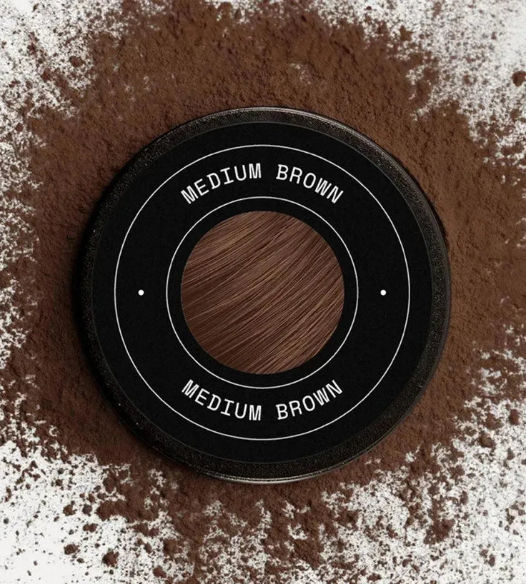 3x Keratain hair fibers + free Keratain pomade – Medium brown (25 gr) - Hairgivers