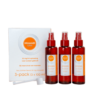 Linn Minoxidil 5% spray 3-pak (3x100 ml)