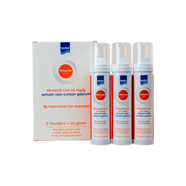 Linn Minoxidil 5% skum 3-pak (3x60 gr)