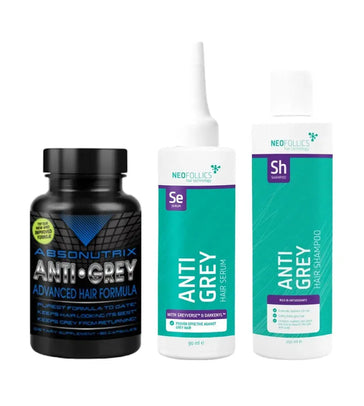 Absonutrix anti-grå kapslar + Neofollics anti-grå serum & schampo