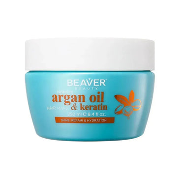 Beaver Argan Oil & Keratin repair hair mask (250 ml) - Hairgivers
