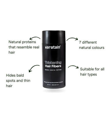 Keratain hair fibers (25 gr) - Hair Growth Specialist