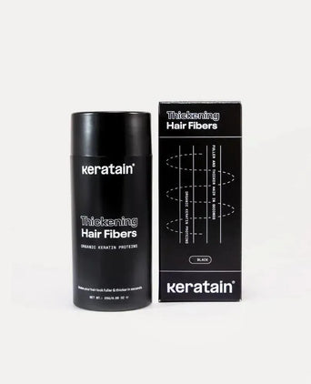 Keratain hair fibers – Black (25 gr) - Hairgivers