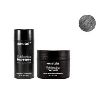 Keratain pomade + Keratain hair fibers – Gray (25 gr) - Hairgivers