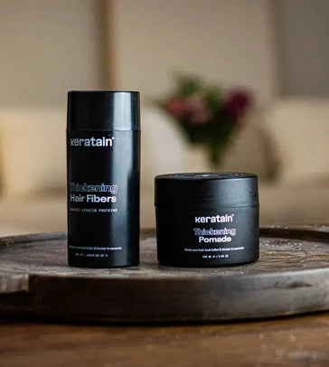 3x Keratain hair fibers + free Keratain pomade - Hairgivers