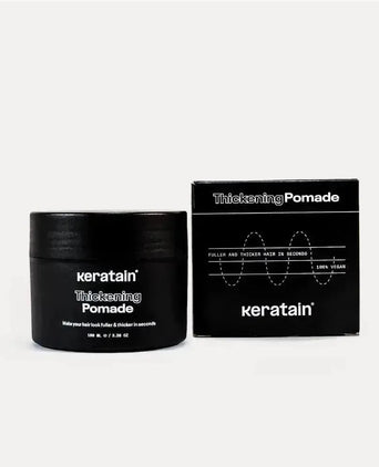 Keratain pomade + Keratain hair fibers – Black (25 gr) - Hairgivers