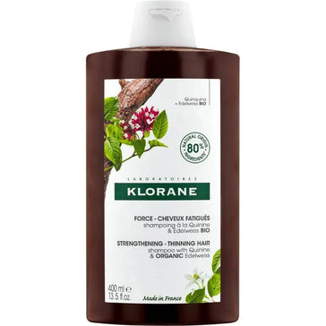 Klorane anti-hair loss shampoo Quinine/Edelweiss (400 ml) - Hairgivers