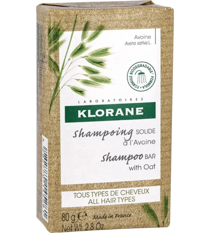 Klorane shampoo bar Oat - normal hair (80 gr) - Hairgivers