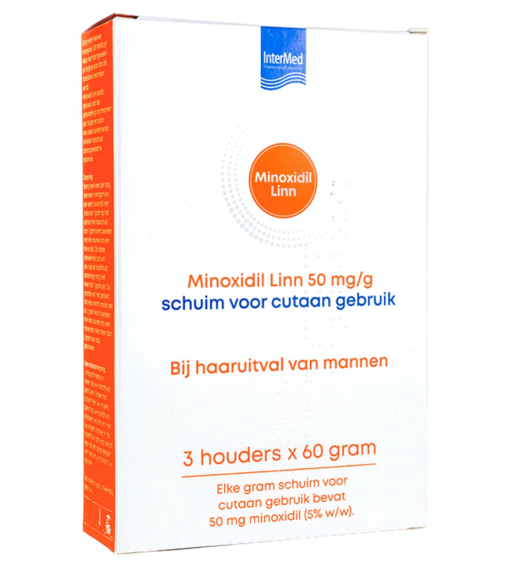 Linn Minoxidil 5% foam 3-pack (3x60 gr) - Hairgivers