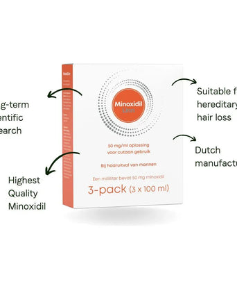 Linn Minoxidil 5% spray 6-pack (6x100 ml) - Hairgivers