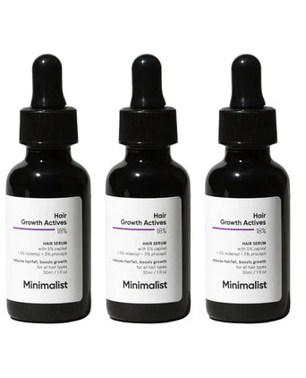 Minimalist Hair Density Serum 18% hair growth serum (3-pack) - Hairgivers