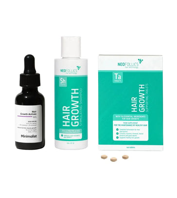 Sérum de croissance capillaire Minimalist + shampooing et tablettes Neofollics
