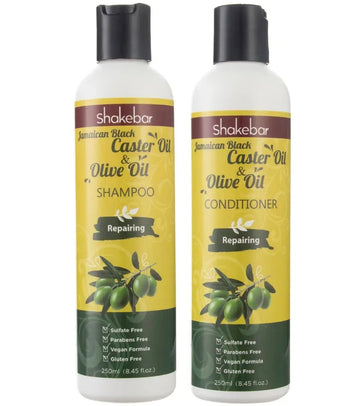 Shakebar Castor Oil & Argan Oil shampoo + conditioner - Hair Growth Specialist