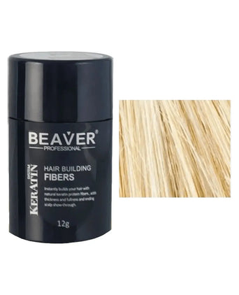 Beaver keratin hair building fibers - Blonde (12 gr) - Hairgivers
