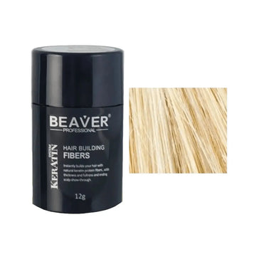 Beaver keratin hair building fibers - Blonde (12 gr) - Hairgivers