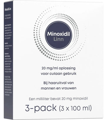 Linn Minoxidil 2% spray 3-pak (3x100 ml)